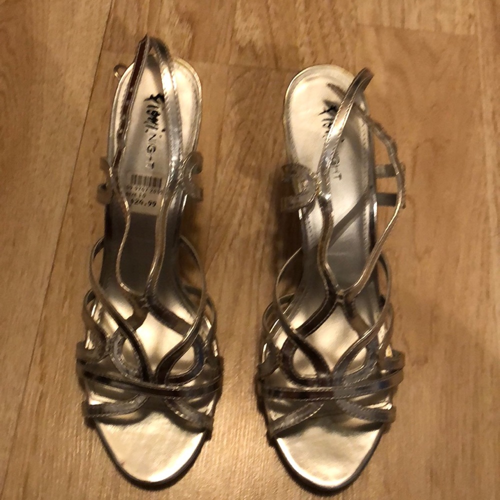 Silver shoes
